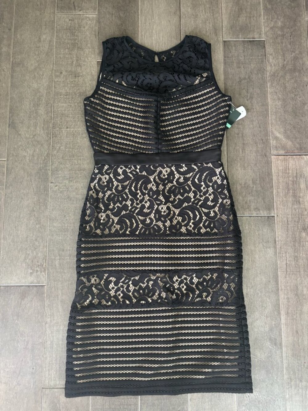 NWT Gabby Skye Black Lace Cocktail Dress
